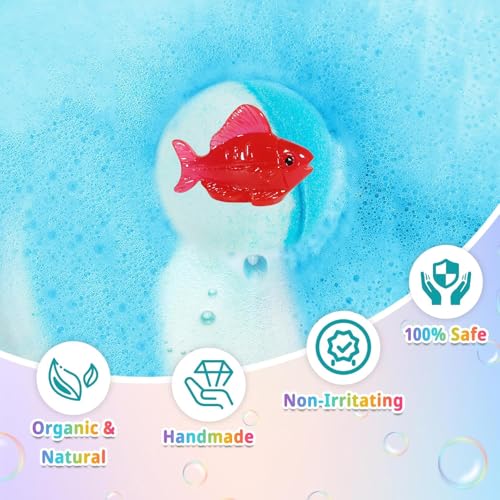 24 Pack Kids Bath Bombs with Surprise Animal Toys - Fun Bubble Bath