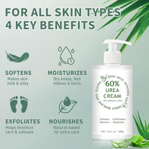 60% Urea Cream Maximum Strength – Cracked Foot & Hand Repair