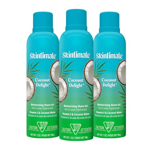 Skintimate Coconut Delight Shave Gel for Women, 3 Pack | Shaving
