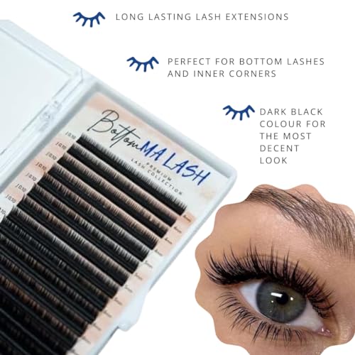 J 0.12 Eyelash Extensions 4-8mm Mixed Length Black