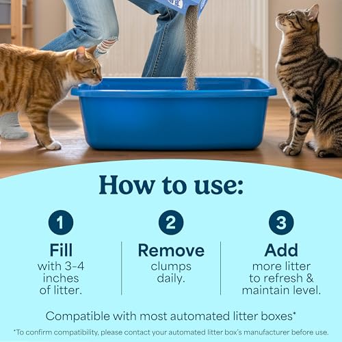 Fresh Step Multi Cat Clumping Litter with Febreze, 14 lb