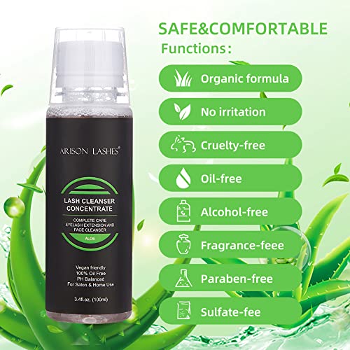 Eyelash Extension Cleanser Concentrate 100ml – Makes 20 Bottles