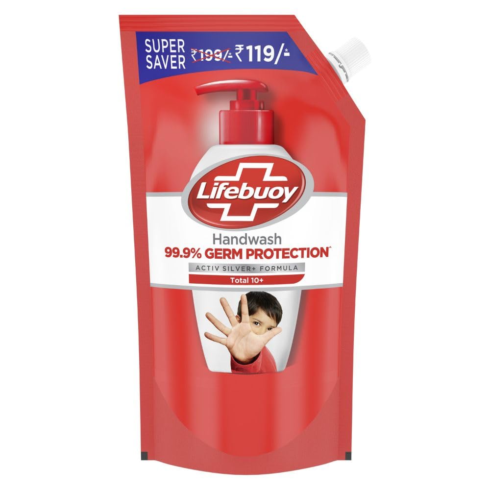 Lifebuoy Total 10 Activ Naturol Germ Protection Handwash Refill, 750 ml