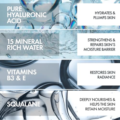 VICHY Mineral 89 Hydrating Face Cream 1.69oz - Lightweight, Fragrance-Free Moisturizer