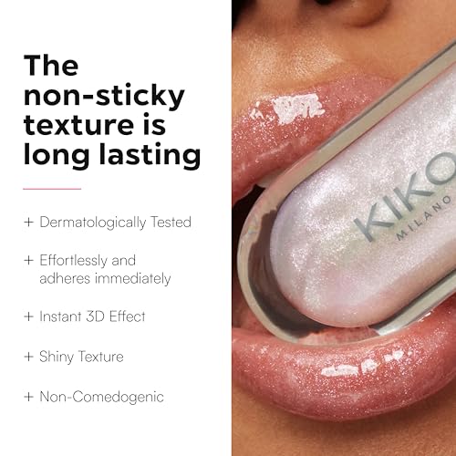 KIKO Milano 3D Hydra Lip Gloss – Non-Sticky, Plumping