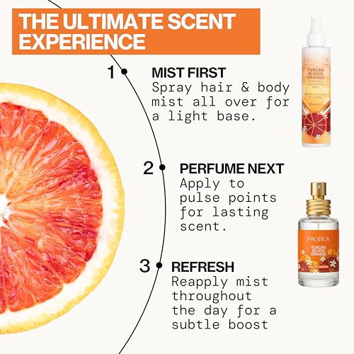 Pacifica Tuscan Blood Orange Perfume Spray for Women