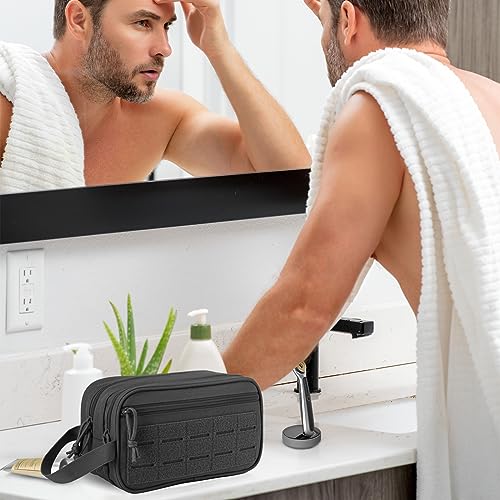 Tactical Toiletry Bag for Men - Military MOLLE Dopp Kit