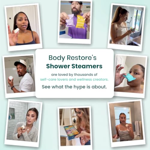 Body Restore Eucalyptus Shower Steamers, 15 Pack