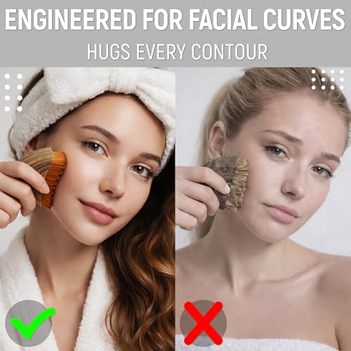 Lymphatic Drainage Face Brush – Soft Nylon Bristles