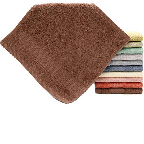 12-Pack Face Towels,Multi-Color Soft Washcloth 35 * 35cm (1)