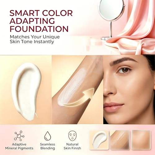 Color-Changing Foundation SPF 50 - Shade-Adaptive Liquid Makeup