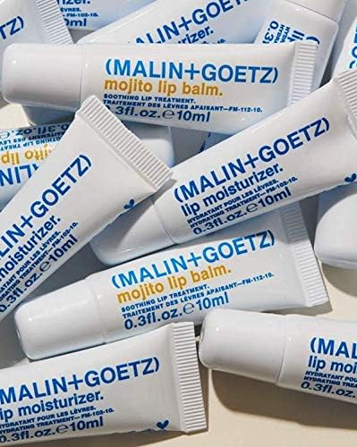 Malin + Goetz Mojito Lip Moisturizer for Men & Women, 0.3 fl. oz. - Hydrating Lip Gel for Chapped Lips, Nourishing Dry Lip Treatment, No Fragrance or Flavor, Vegan & Cruelty Free