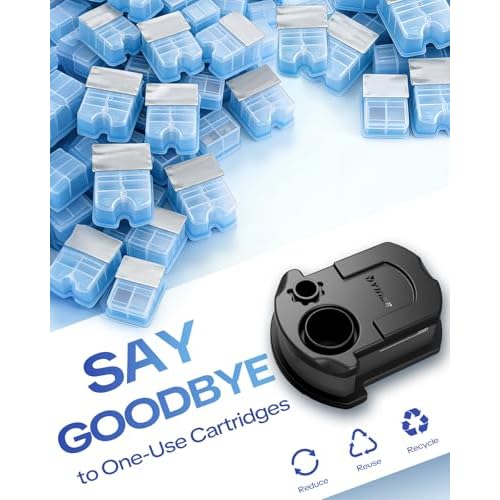 2026 New Reusable Cartridge with Refill 7 Month Supply Compatible with Braun Clean & Renew Refill Cartridge CCR, Shaver Cleaning & Care Kit with Gentle Hygienic Protection, Eco-Friendly