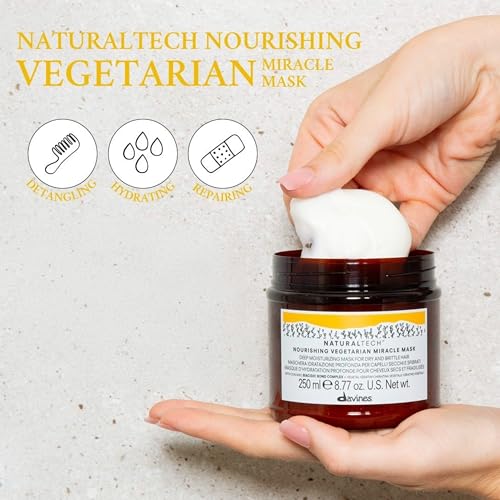Davines Nourishing Miracle Mask - Hair Repair & Hydration, 8.45 oz