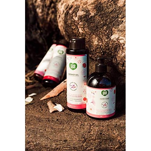 ecoLove - Natural Liquid Hand Soap - Organic Tomato and Beetroot - No SLS or Parabens - Vegan and Cruelty-Free Hand Soap, 17.6 oz