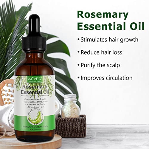 NIFEISHI Organic Rosemary Oil for Hair Growth & Scalp Care 2.02 Fl Oz