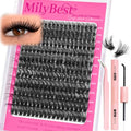 MilyBest 80D Lash Clusters Kit with Bond & Seal