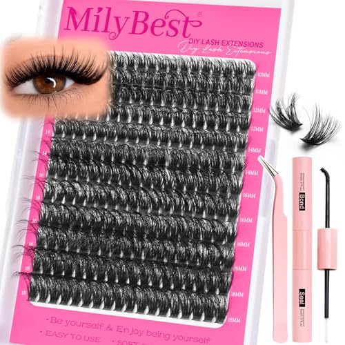 MilyBest 80D Lash Clusters Kit with Bond & Seal