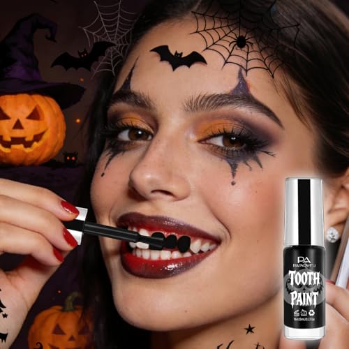 Black Tooth Paint for Cosplay & Halloween - Easy Apply