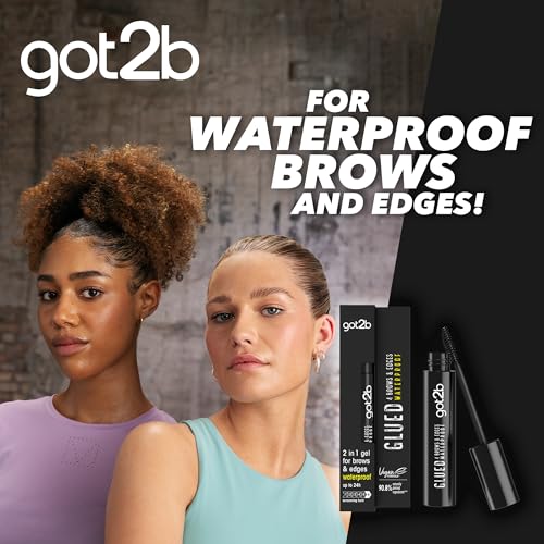 got2b glued for Brows & Edges eyebrow gel, vegan waterproof eyebrow gel, fast drying with no residue or stickiness 16ml