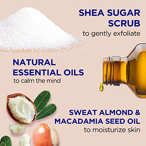 Dr Teal's Shea Sugar Body Scrub with Almond Oil, 19 oz (Pack of 3)