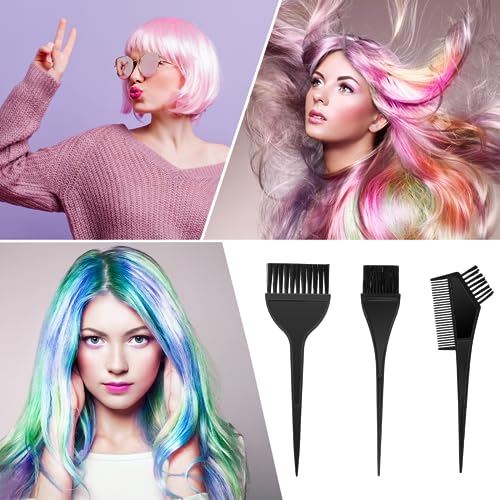 Professional Hair Coloring Brush Kit - Dyeing & Tinting Tools for Salon & Home Use