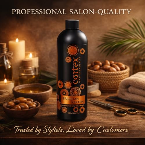 Cortex Brazilian Keratin Hair Treatment for Coarse, Curly Hair