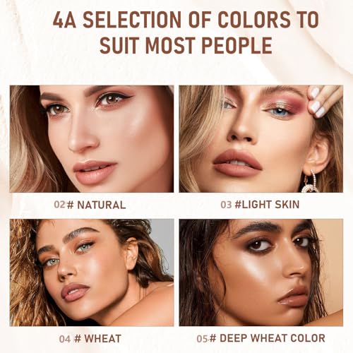 2Pcs Long-Lasting Concealer Foundation Stick, Face Foundation Contour Stick£¬Creamy Full Coverage, Hydrating Olive & Camellia Formula for Dark Circles & Blemishes (2#NATURAL)