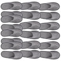 Ciieeo Disposable Hotel Slippers Non-Slip Foldable Portable Slippers for Home Spa Travel Lightweight Breathable Summer Use