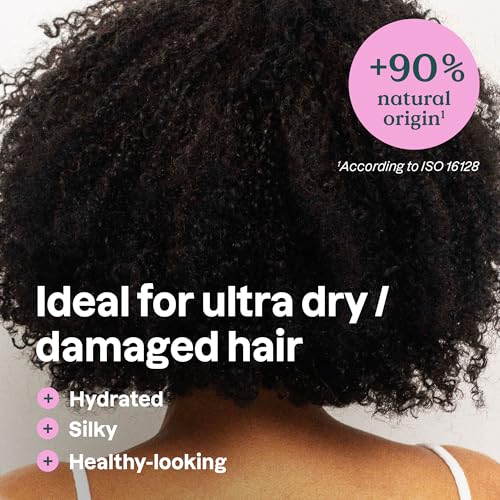ATTITUDE Moisture Rich Shampoo Bar, Natural Origin, for Ultra Dry and Damaged Hair, Castor Oil & Pink Clay, EWG Verified & Clean ingredients, Vegan, Coconut & Wild Berries Scent, 4 Oz
