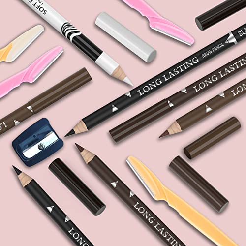 7Pcs Waterproof Eyebrow Pencil Set - Long Lasting Eye Brow Makeup