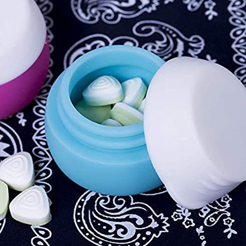 Silicone Travel Cream Jars TSA Approved - 4 Pack Leakproof