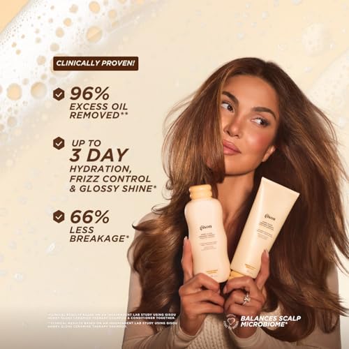 Gisou Honey Gloss Hydrating Shampoo & Conditioner Duo for All Hair Types