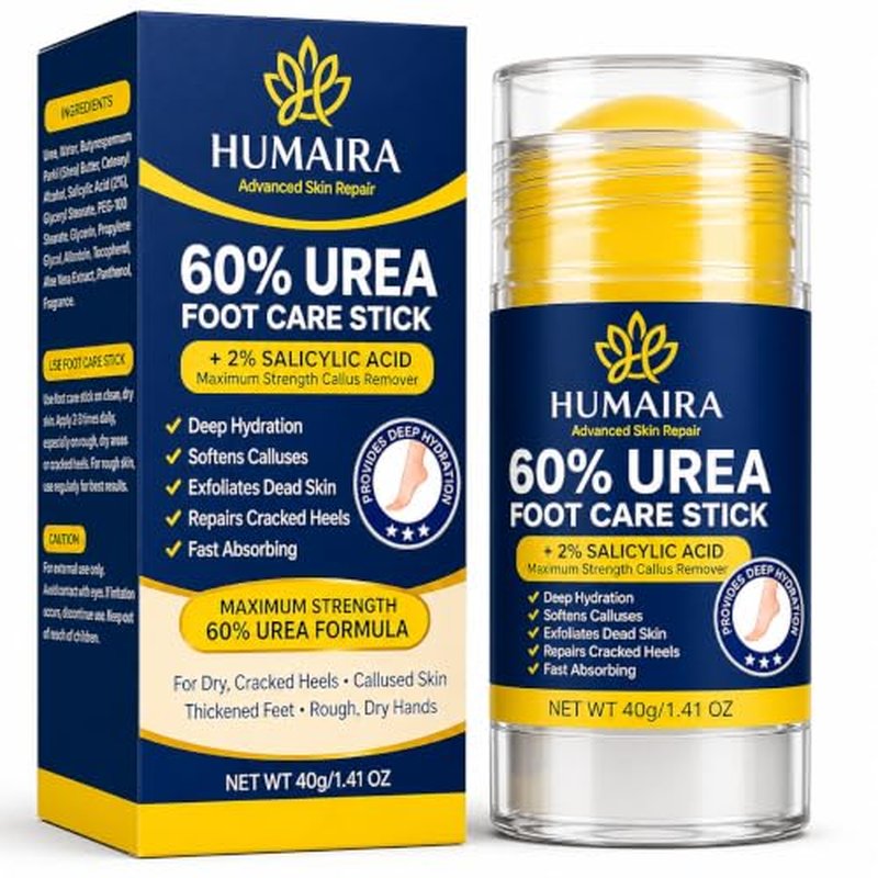 HUMAIRA 60% Urea Foot Care Stick with 2% Salicylic Acid - 40g