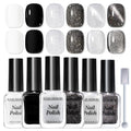 Cat Eye Nail Polish Set, 6 Colors with Magnet, Air Dry