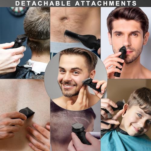 Scttomon 7-in-1 Beard Trimmer Kit for Men - T-Blade, Cordless