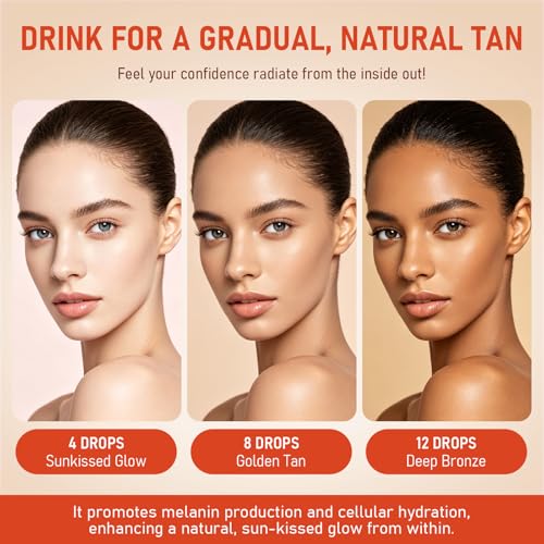 Glow Drops Tanning - Natural Self-Tanning Drops, 2x60ml