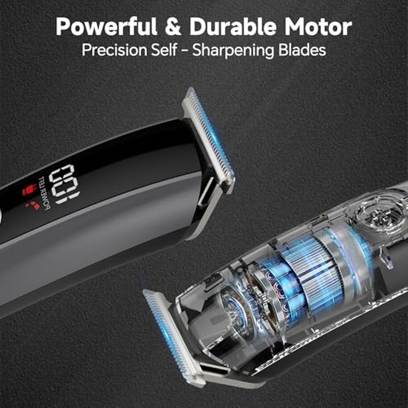 RUIBO 5-in-1 Beard Trimmer for Men - Cordless Hair Clipper