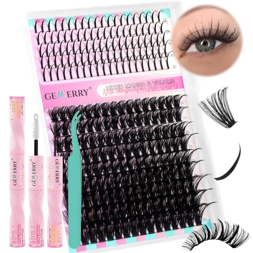 Lash Clusters Kit 80D-100D 12-21mm Wispy & Spiky