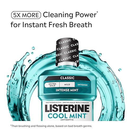 Listerine Cool Mint Antiseptic Mouthwash 2 Pack 33.8 fl oz