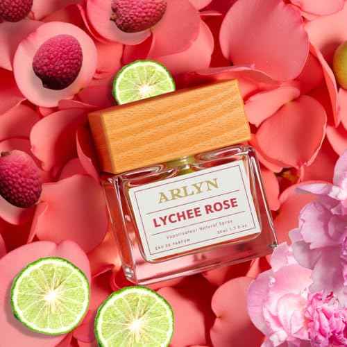ARLYN Lychee Rose Eau De Parfum Inspired by Perfums De .Marly Del.ina, Long-Lasting Perfume For Women, Vegan, Cruelty free, Made in USA- 50 ml | 1.7 oz