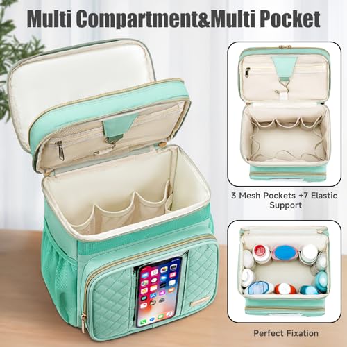 Tealari Large Toiletry Bag with Hanging Hook & Phone Pocket