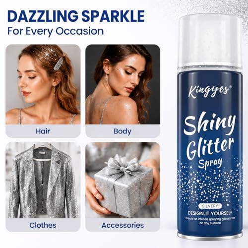 Hair and Body Glitter Spray 120ML - Holographic Shimmer Mist