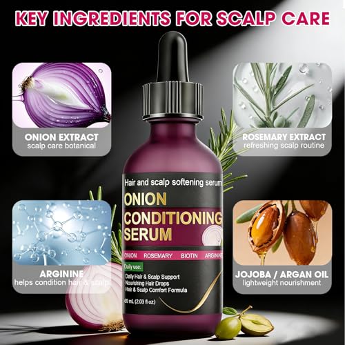 Onion Hair Growth Serum with Biotin & Rosemary - 60ML