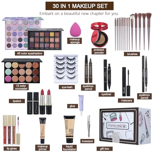 TooAemiS All-in-One Makeup Kit for Women - Travel Set & Gift