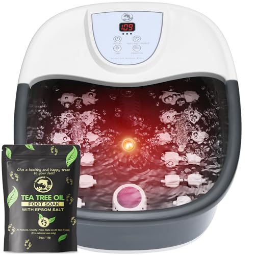 Foot Spa Bath Massager with Heat & 22 Massage Rollers