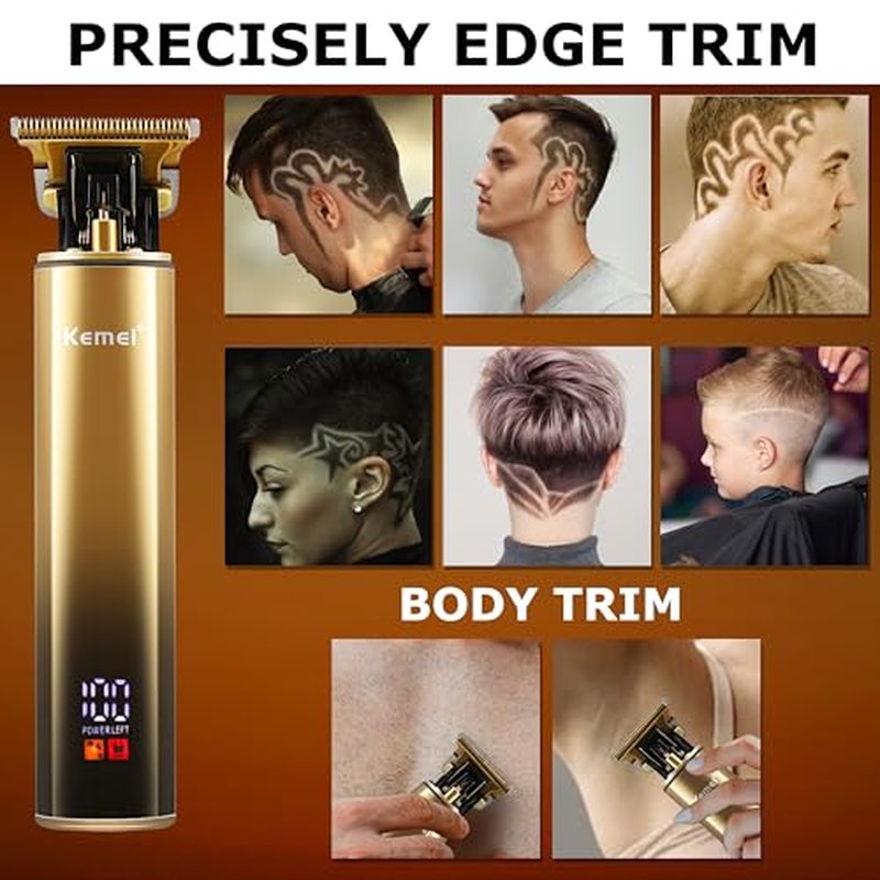 KEMEI 2-in-1 Electric Razor and Hair Trimmer for Men