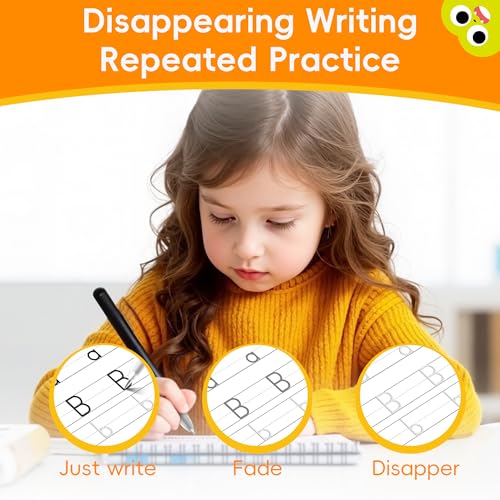 Magic Grooved Writing Practice Books Set for Kids 3-10