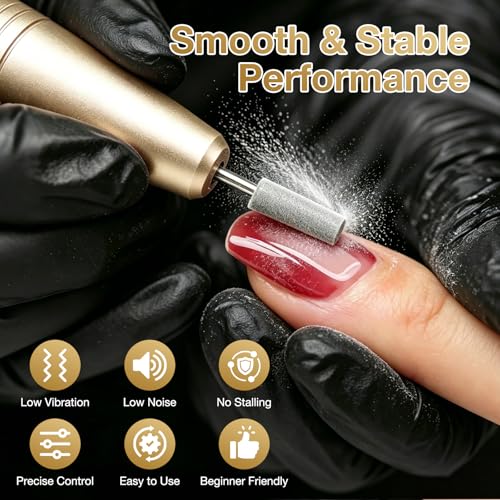 Professional Cordless Electric Nail Drill Kit with LED Display