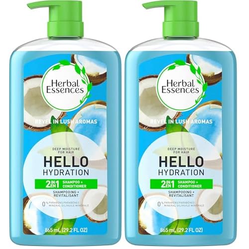 Herbal Essences Hello hydration 2in1 shampoo conditioner, 29.2 Fl Oz (Pack of 2)